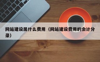 网站建设属什么费用（网站建设费用的会计分录）