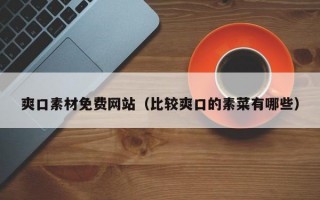 爽口素材免费网站（比较爽口的素菜有哪些）